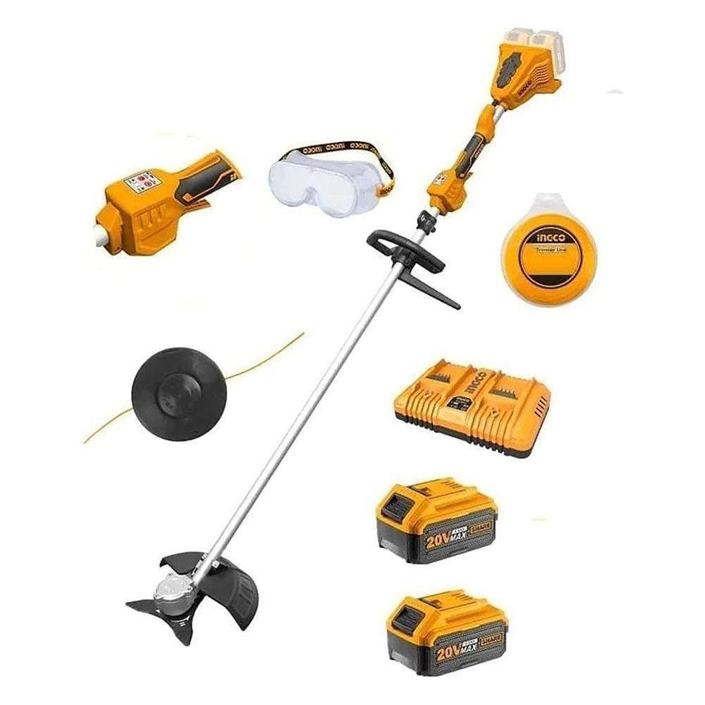 Ingco CSTLI200285 Li-Ion String Trimmer and Brush Cutter 40V - KHM Megatools Corp. Ingco CSTLI200285 Li-Ion String Trimmer and Brush Cutter 40V - KHM Megatools Corp.